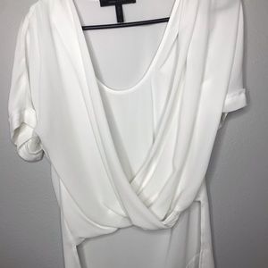 Bcbg white blouse
